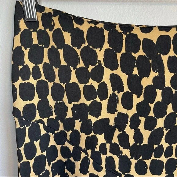 Who What Wear Animal Dot Print Asymmetrical Midi Skirt, Size 8 - Picture 9 of 15